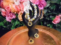 Harmony Sunflower Earring and Bracelet Set